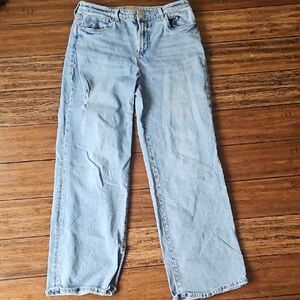 Kut from the Kloth Light Wash Straight Leg Jeans Size 12